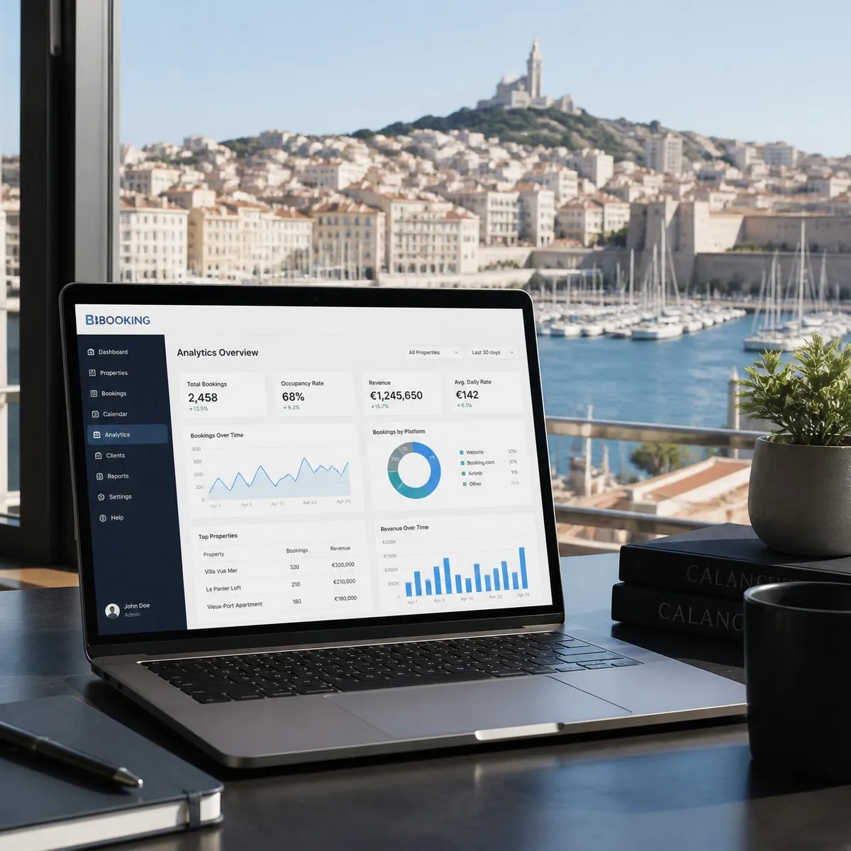 Gérer sa conciergerie Airbnb à Marseille : l'avantage d'un site web indépendant en code pur